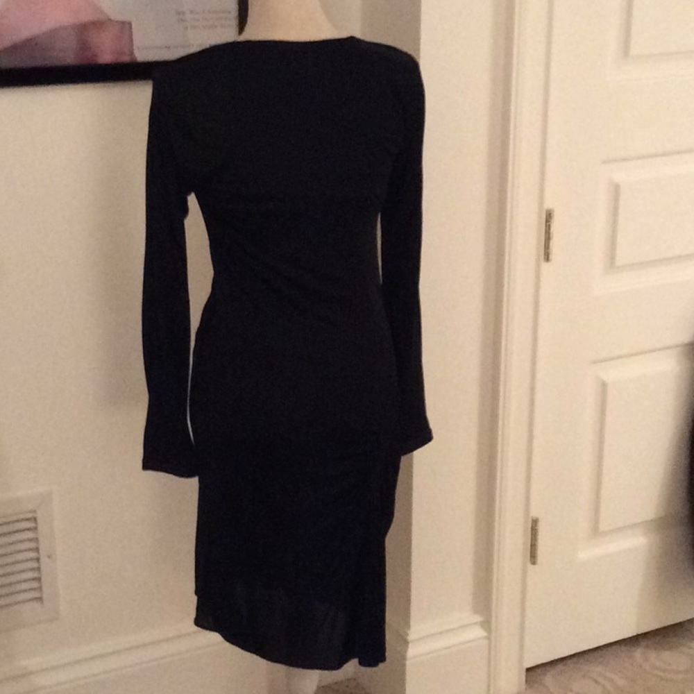 Yigal Azrouel Black Jersey Dress - Picture 2 of 3